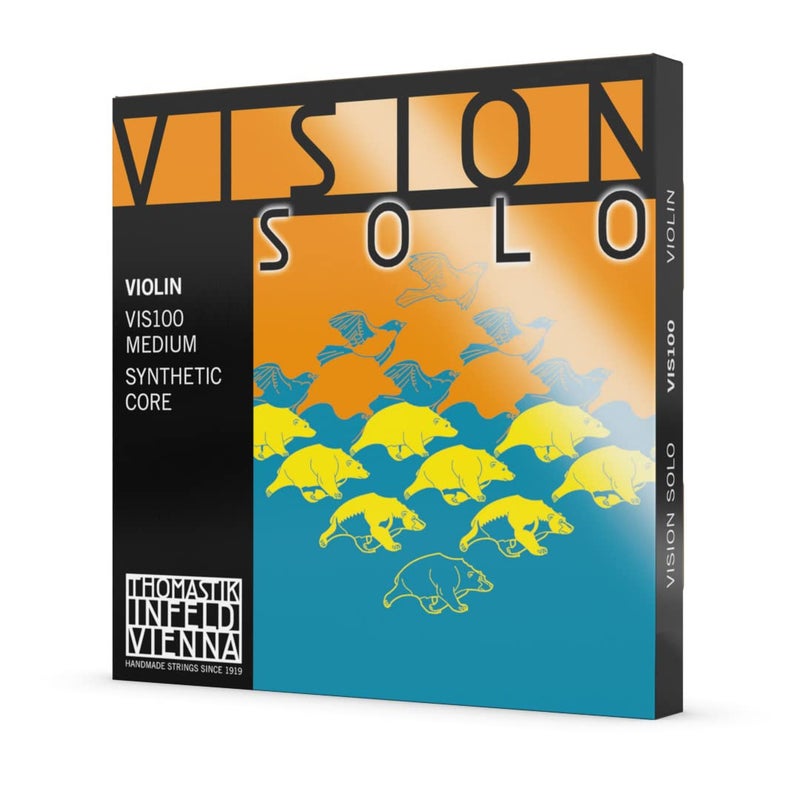 Thomastik-Infeld Vision Solo Violin Strings - High-Tech Synthetic Core for Smooth Bowing and a Quick Response - String Set Includes VIS01 VIS02 VIS03 VIS04 - Made in Vienna - Image 1